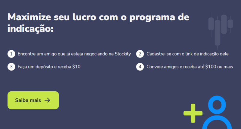afiliado stockity, indicação stockity